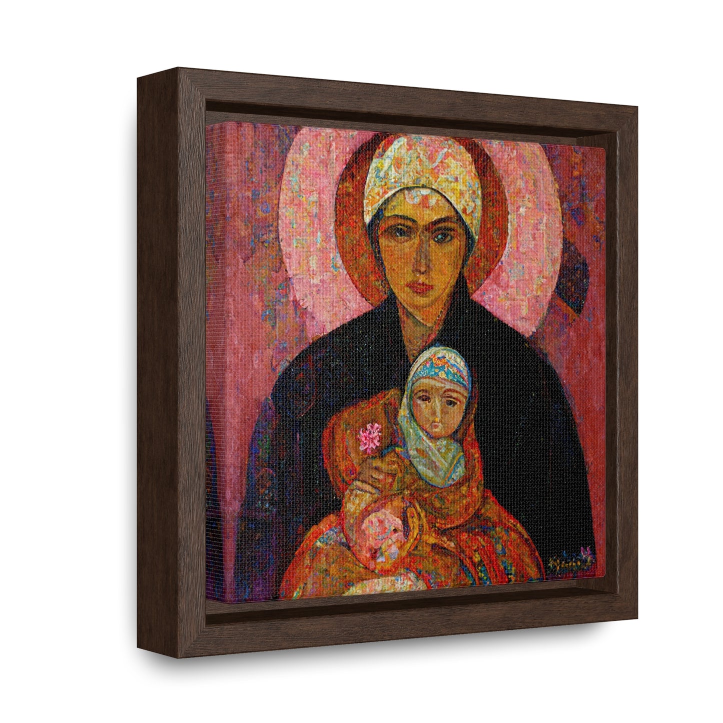 Mary and the Child 7, Valentinii, Gallery Canvas Wraps, Square Frame