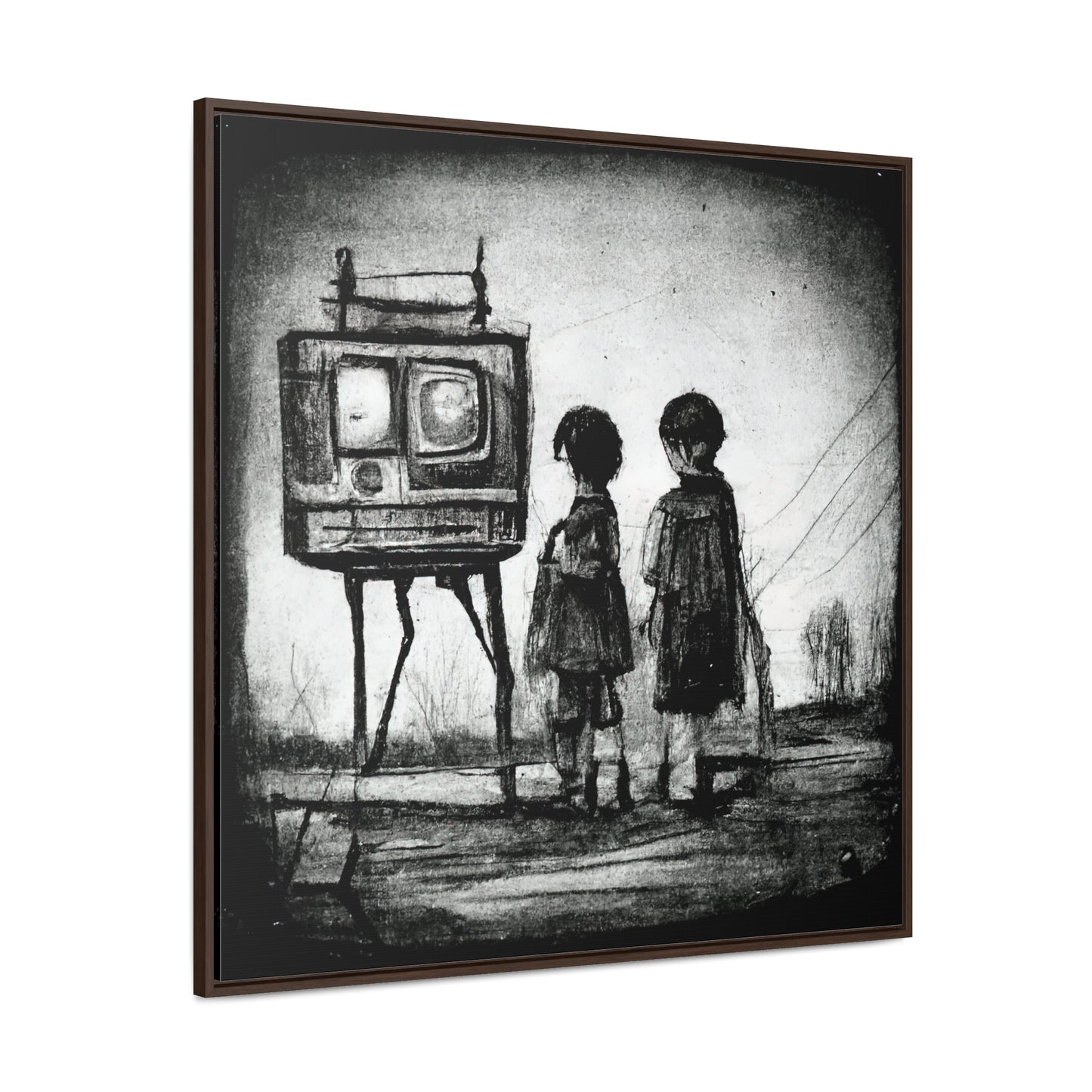 Childhood Wave 7, Valentinii, Gallery Canvas Wraps, Square Frame