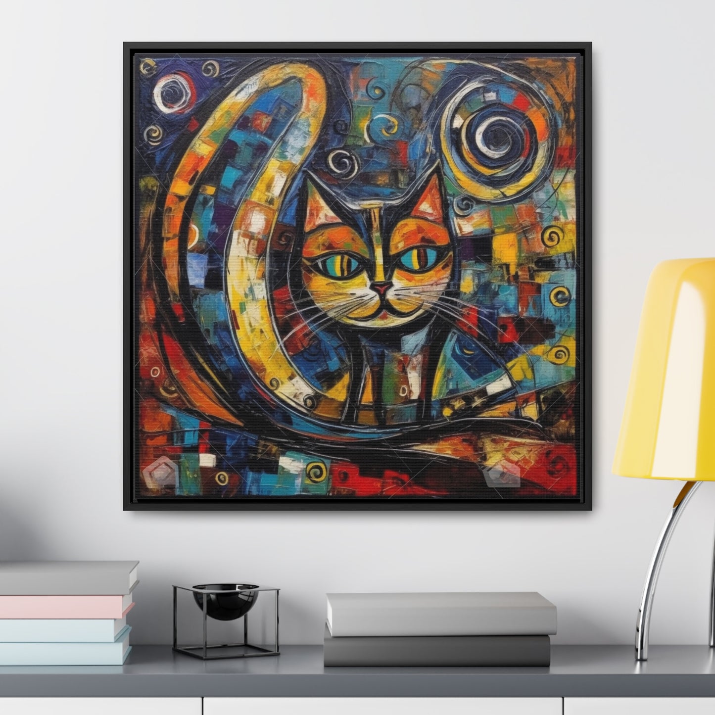 Cat 120, Gallery Canvas Wraps, Square Frame