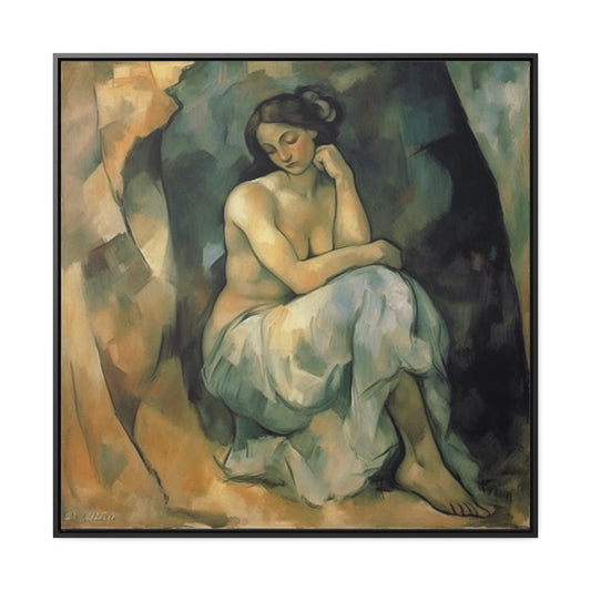 Women 2, Valentinii, Gallery Canvas Wraps, Square Frame