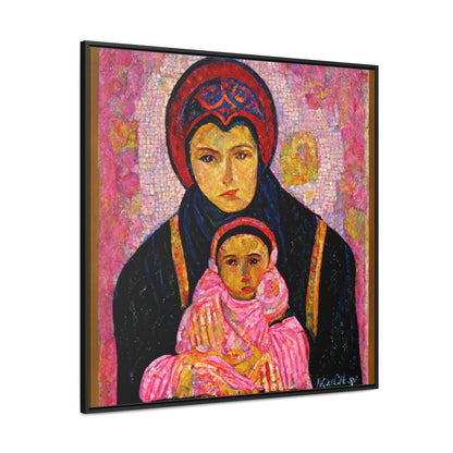 Mary and the Child 13, Valentinii, Gallery Canvas Wraps, Square Frame