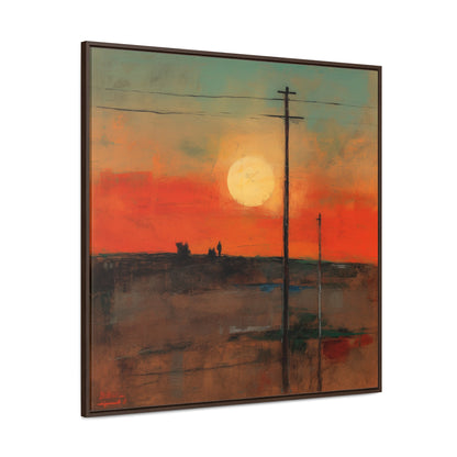 Land of the Sun 80, Valentinii, Gallery Canvas Wraps, Square Frame