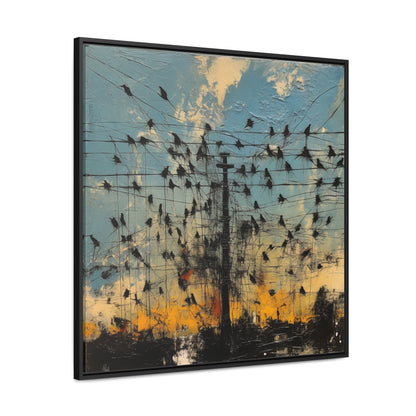 Bird 35, Gallery Canvas Wraps, Square Frame