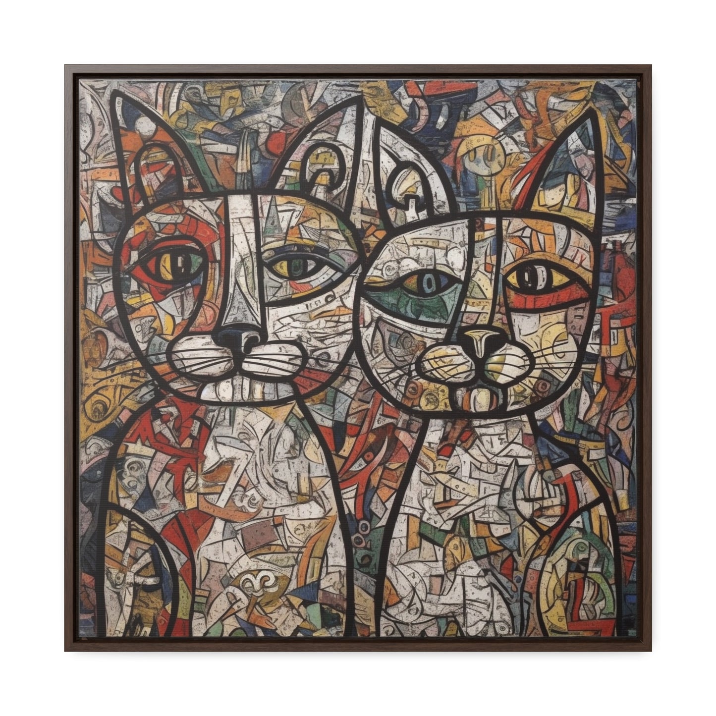 Cat, Gallery Canvas Wraps, Square Frame