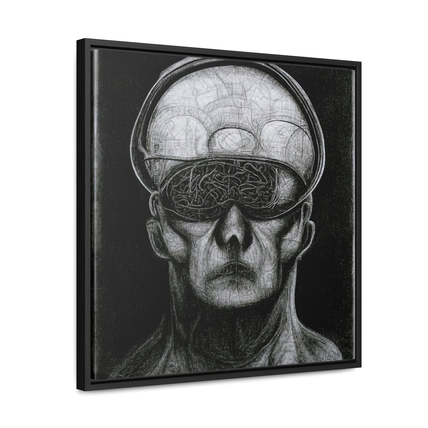 Brain 30, Valentinii, Gallery Canvas Wraps, Square Frame