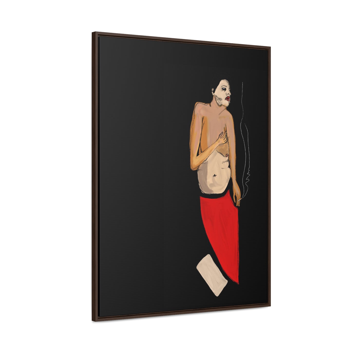 A Depressive Aladdin, Original Eduard Pavel, Gallery Canvas Wraps, Vertical Frame