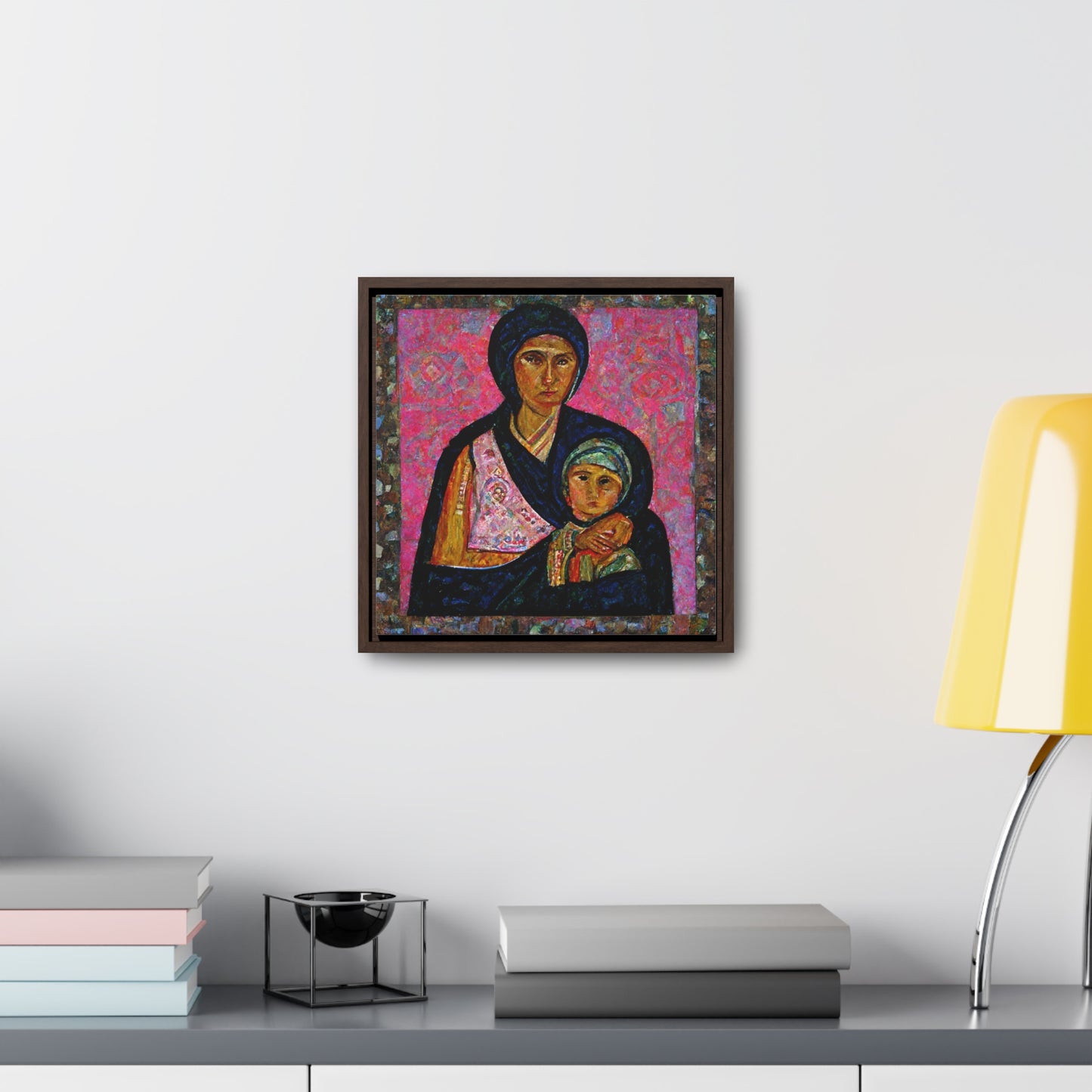 Mary and the Child 20, Valentinii, Gallery Canvas Wraps, Square Frame