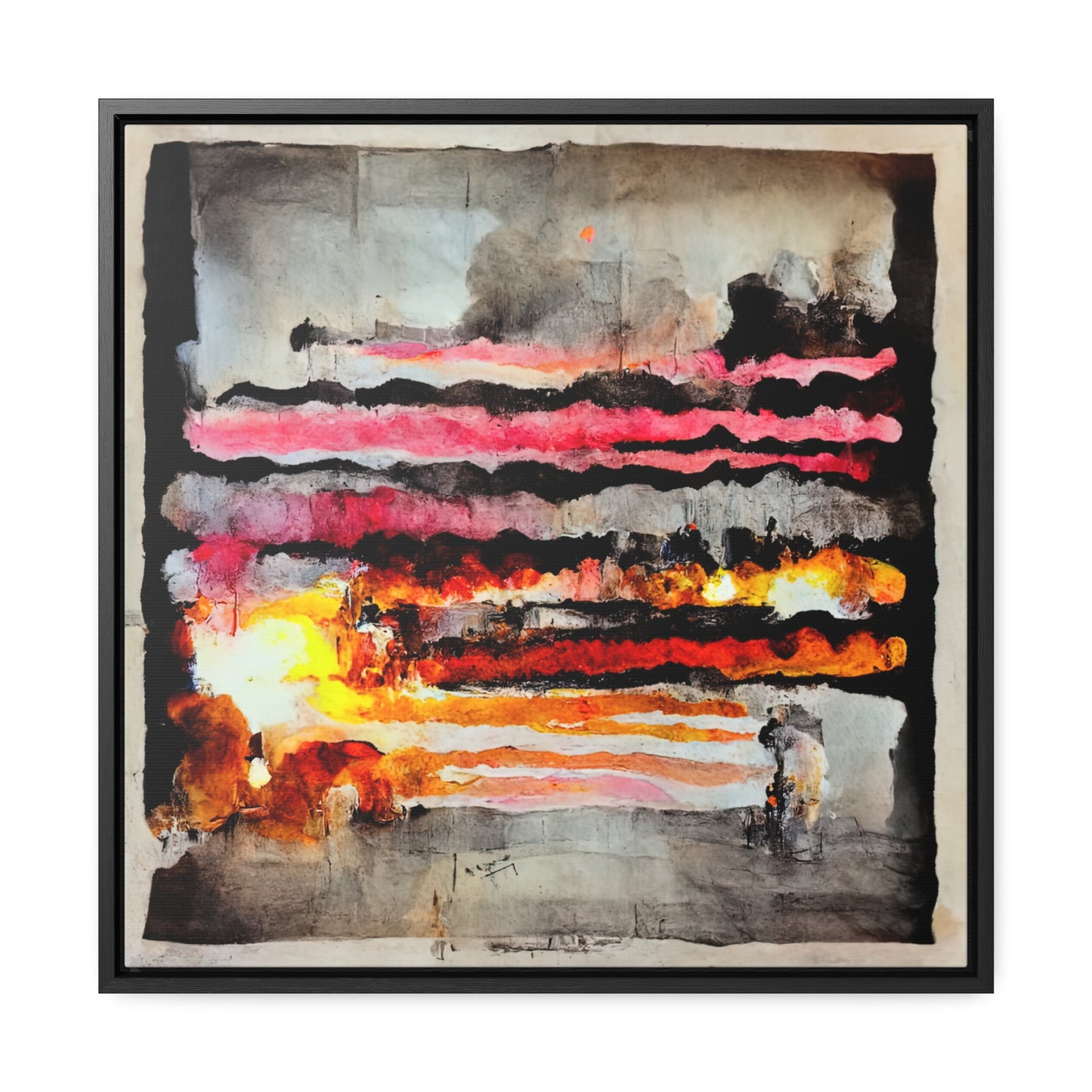 Land of the Sun 8, Valentinii, Gallery Canvas Wraps, Square Frame