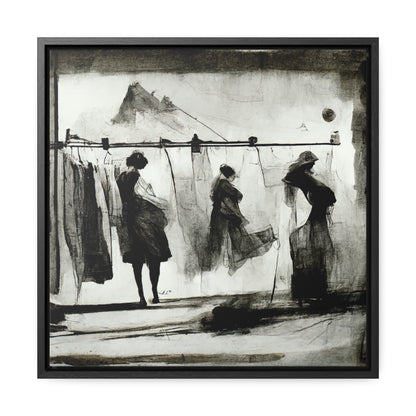 Domestic Memories 1, Valentinii, Gallery Canvas Wraps, Square Frame