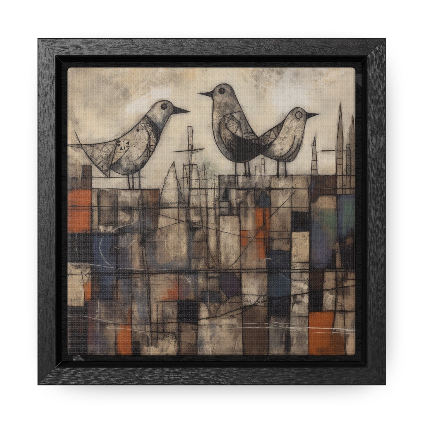 Bird 33, Gallery Canvas Wraps, Square Frame