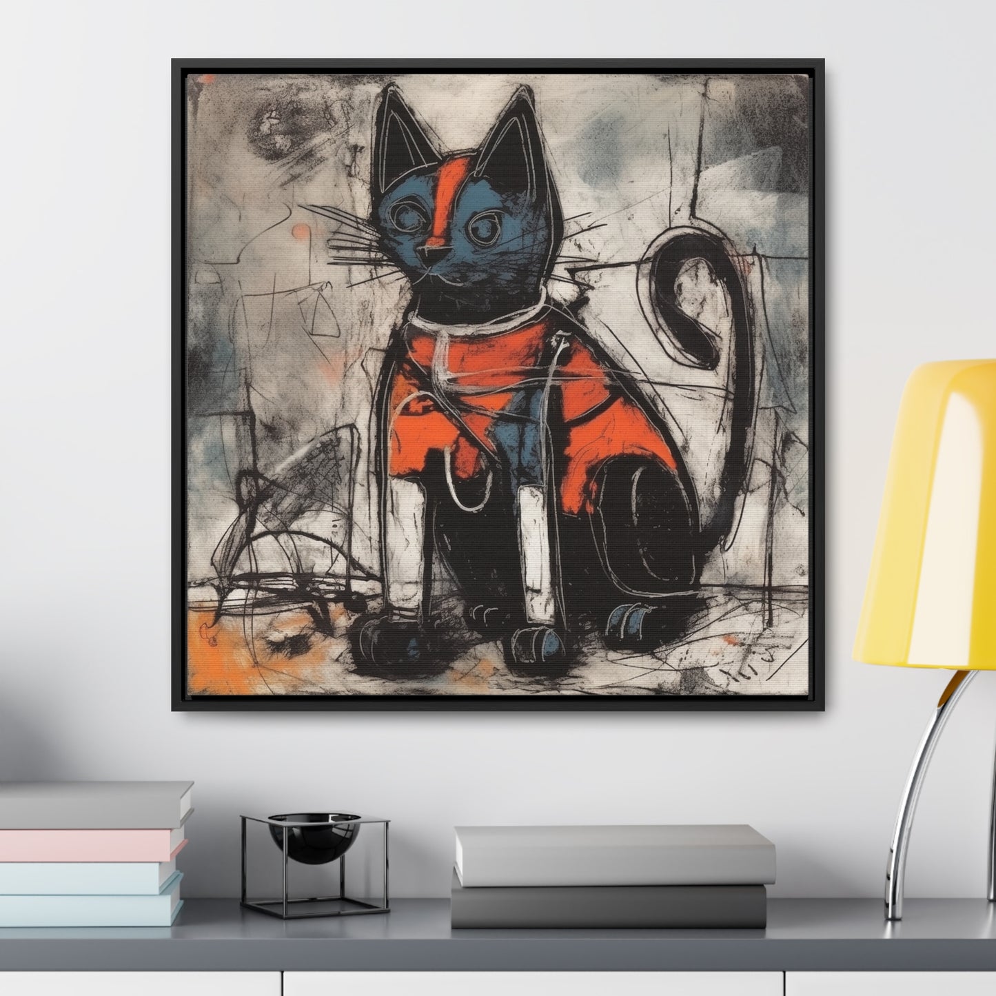 Cat 27, Gallery Canvas Wraps, Square Frame