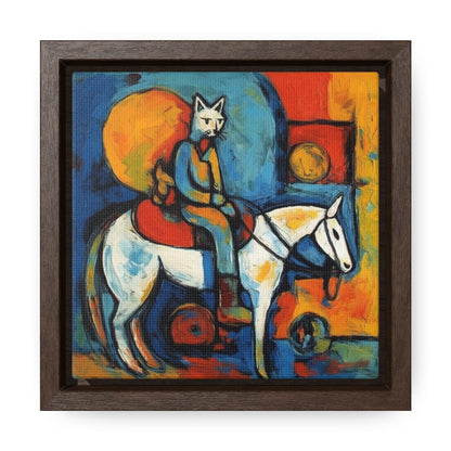 Cat 107, Gallery Canvas Wraps, Square Frame