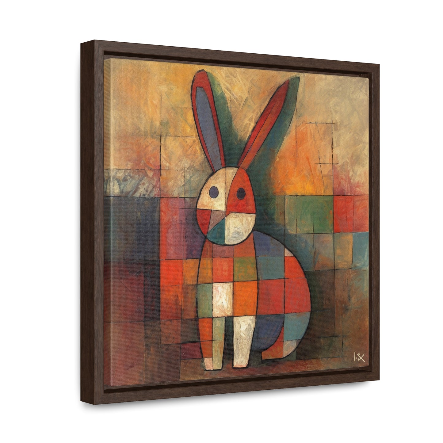 Rabbit 17, Gallery Canvas Wraps, Square Frame