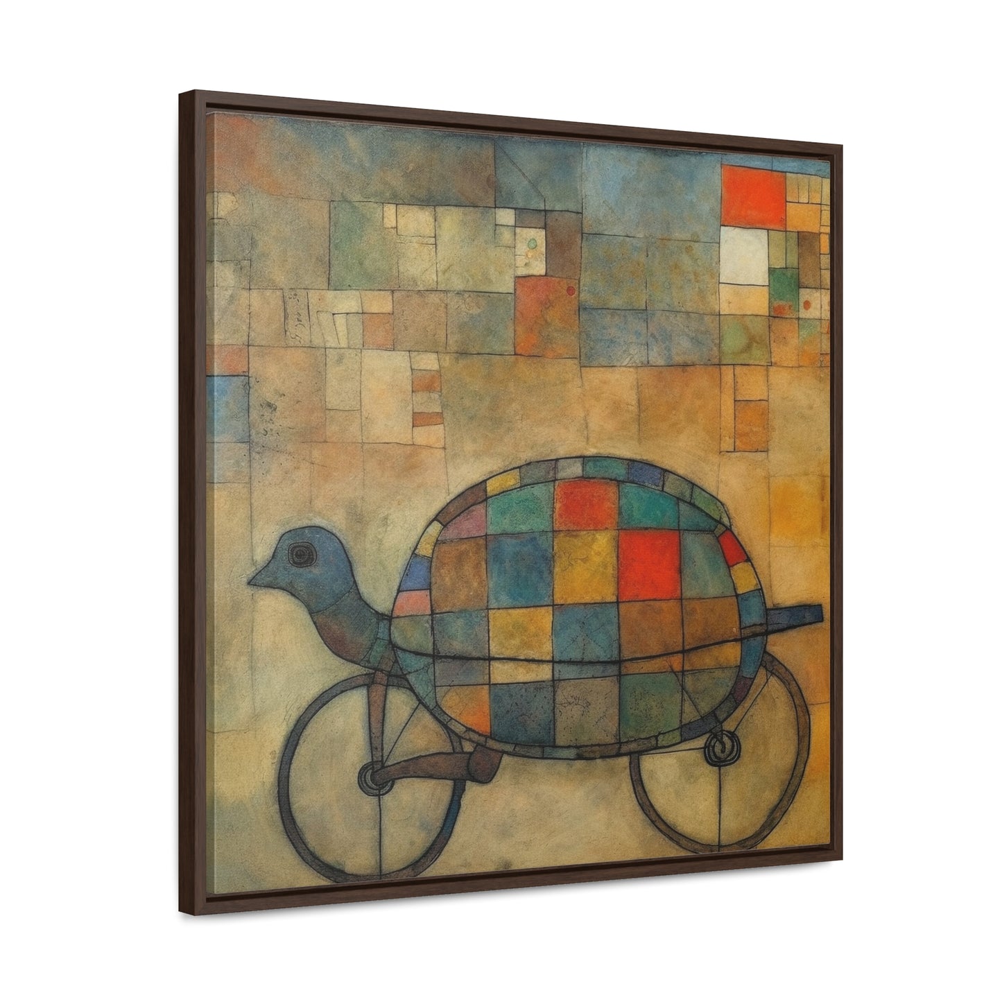 Turtle 9, Gallery Canvas Wraps, Square Frame