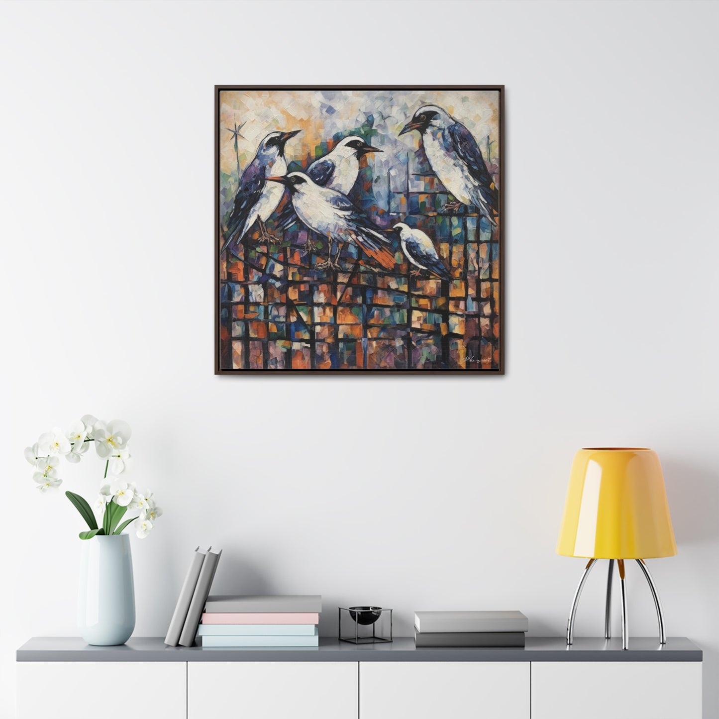 Bird 23, Gallery Canvas Wraps, Square Frame