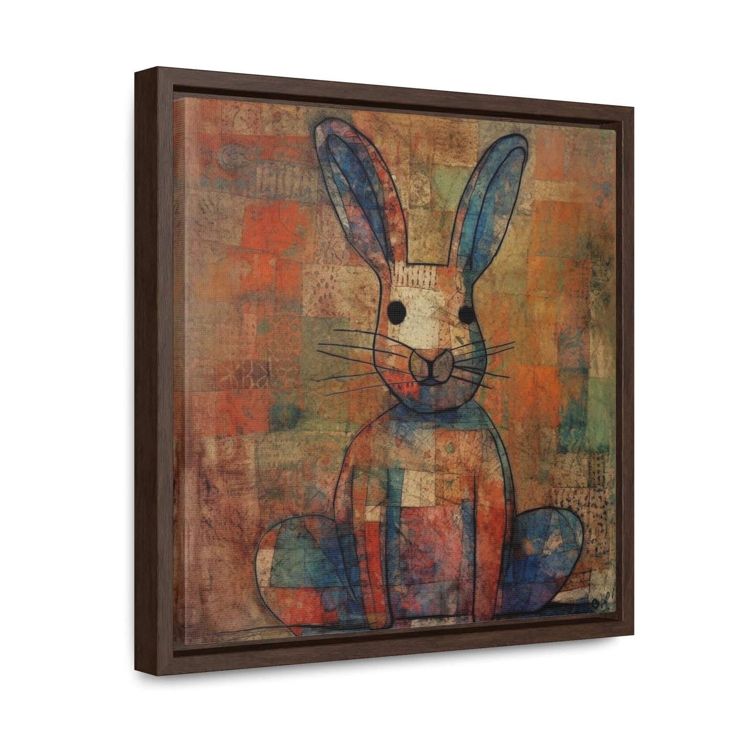 Rabbit 24, Gallery Canvas Wraps, Square Frame