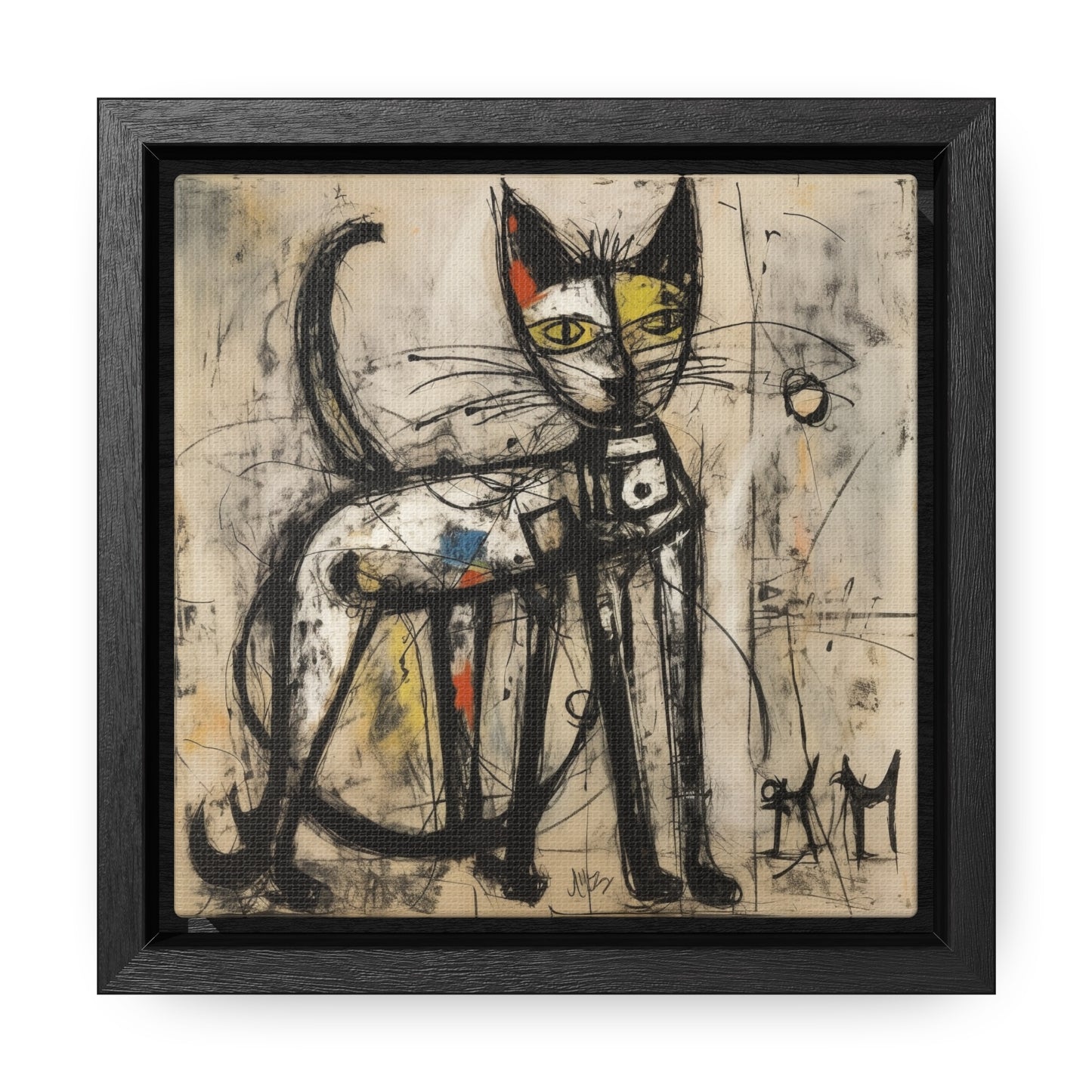 Cat 49, Gallery Canvas Wraps, Square Frame