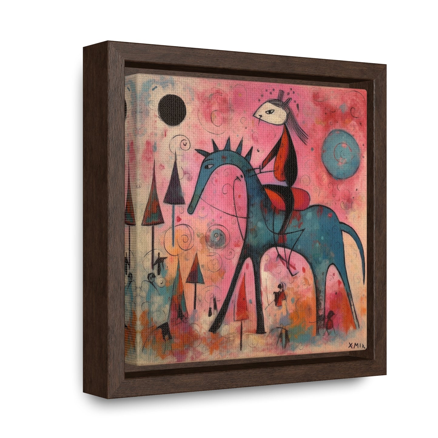 The Dreams of the Child 36, Gallery Canvas Wraps, Square Frame