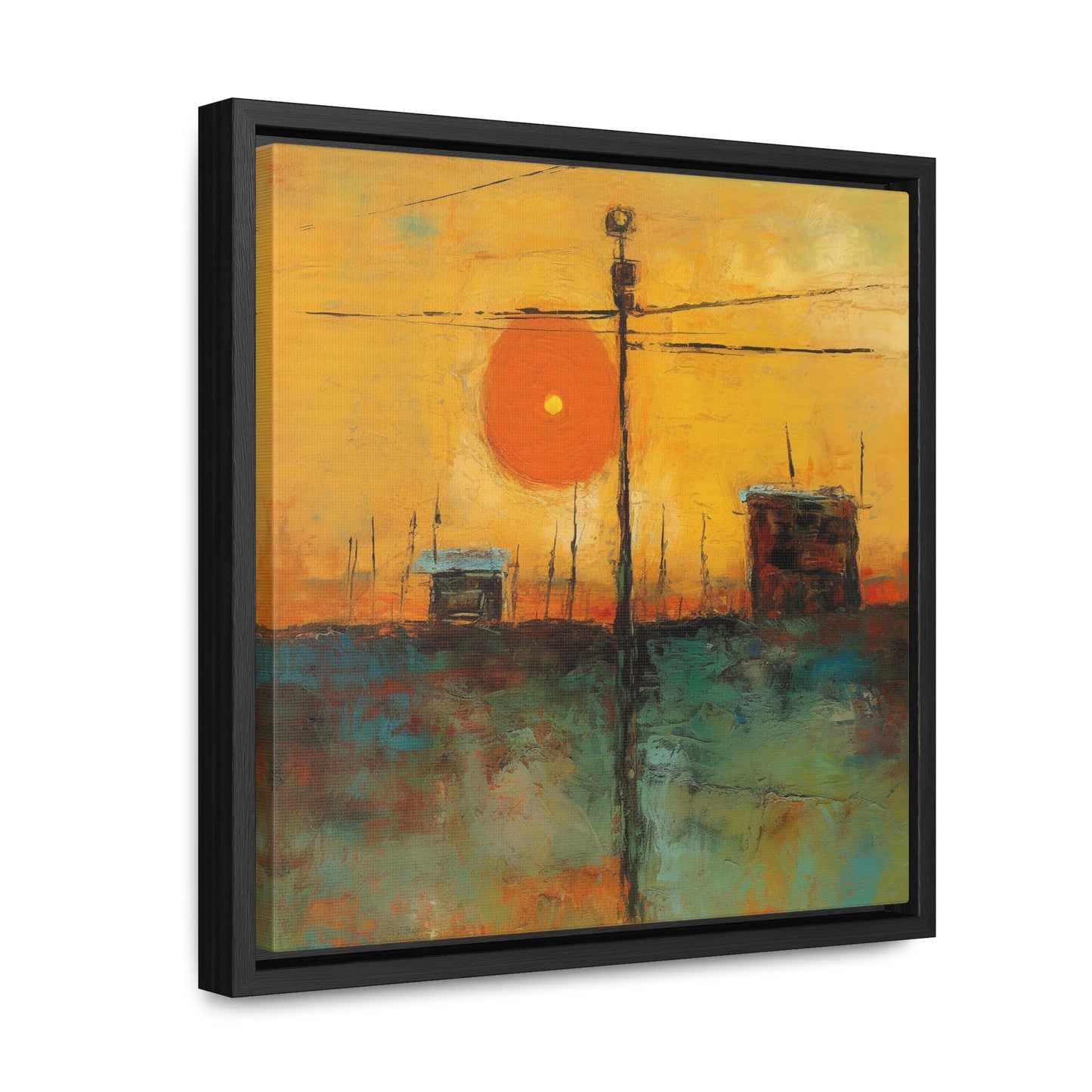 Land of the Sun 58, Valentinii, Gallery Canvas Wraps, Square Frame