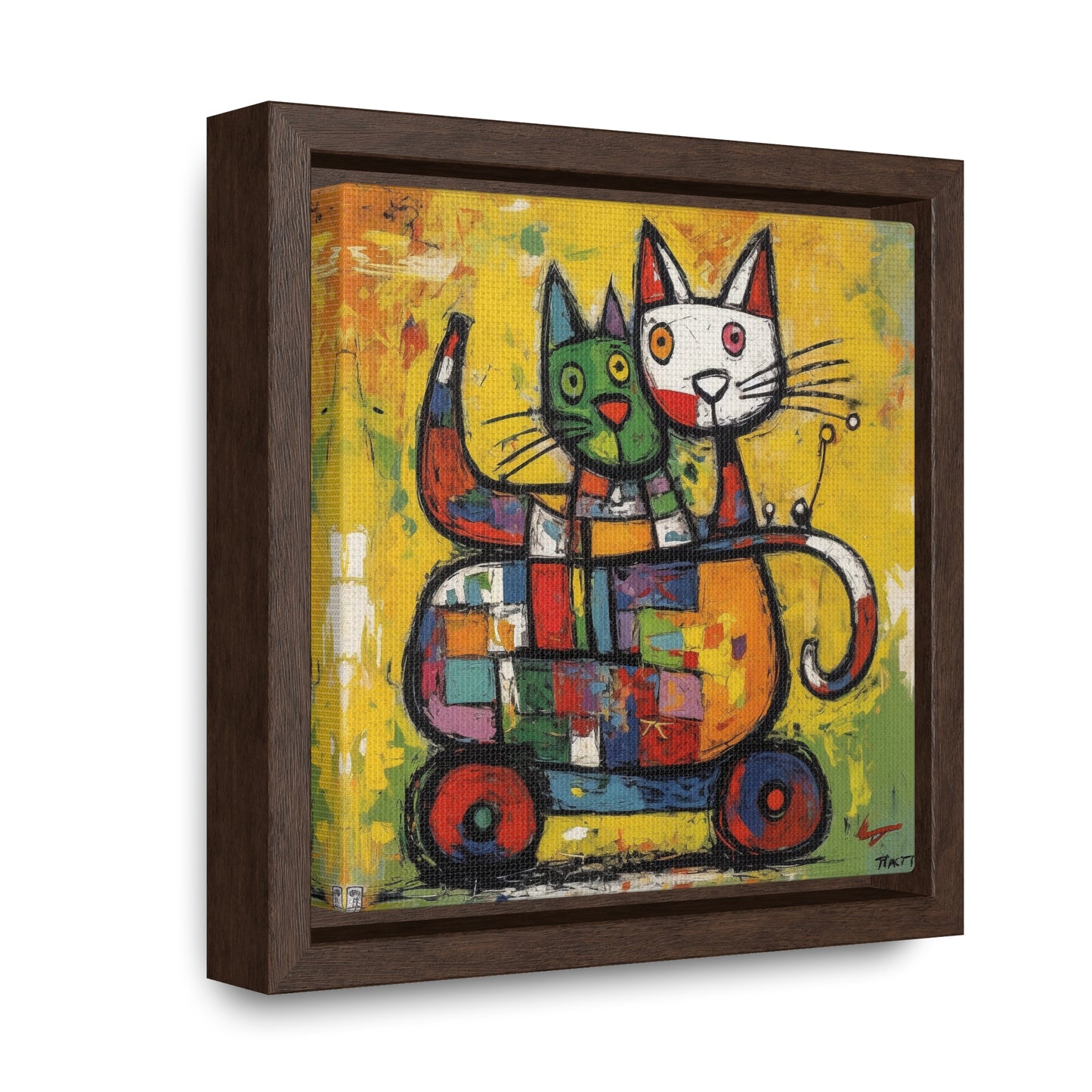 Cat 155, Gallery Canvas Wraps, Square Frame
