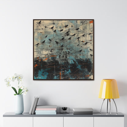 Bird 11, Gallery Canvas Wraps, Square Frame