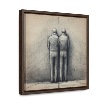 The Courage of Vulnerability 5, Gallery Canvas Wraps, Square Frame