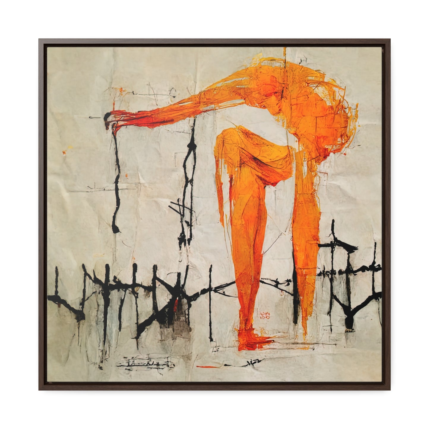 Feet and Drama 16, Valentinii, Gallery Canvas Wraps, Square Frame