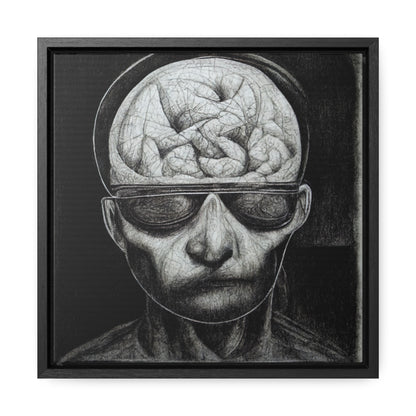 Brain 32, Valentinii, Gallery Canvas Wraps, Square Frame