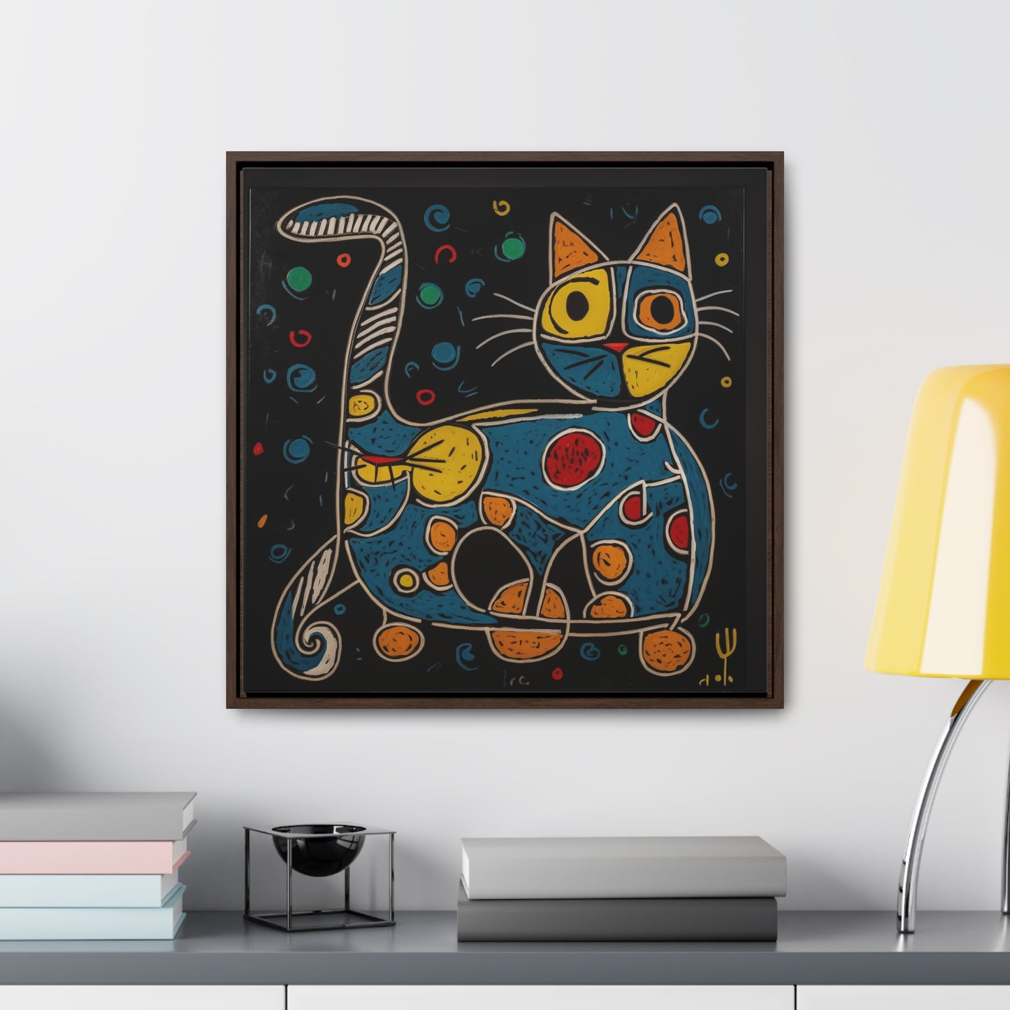 Cat 119, Gallery Canvas Wraps, Square Frame