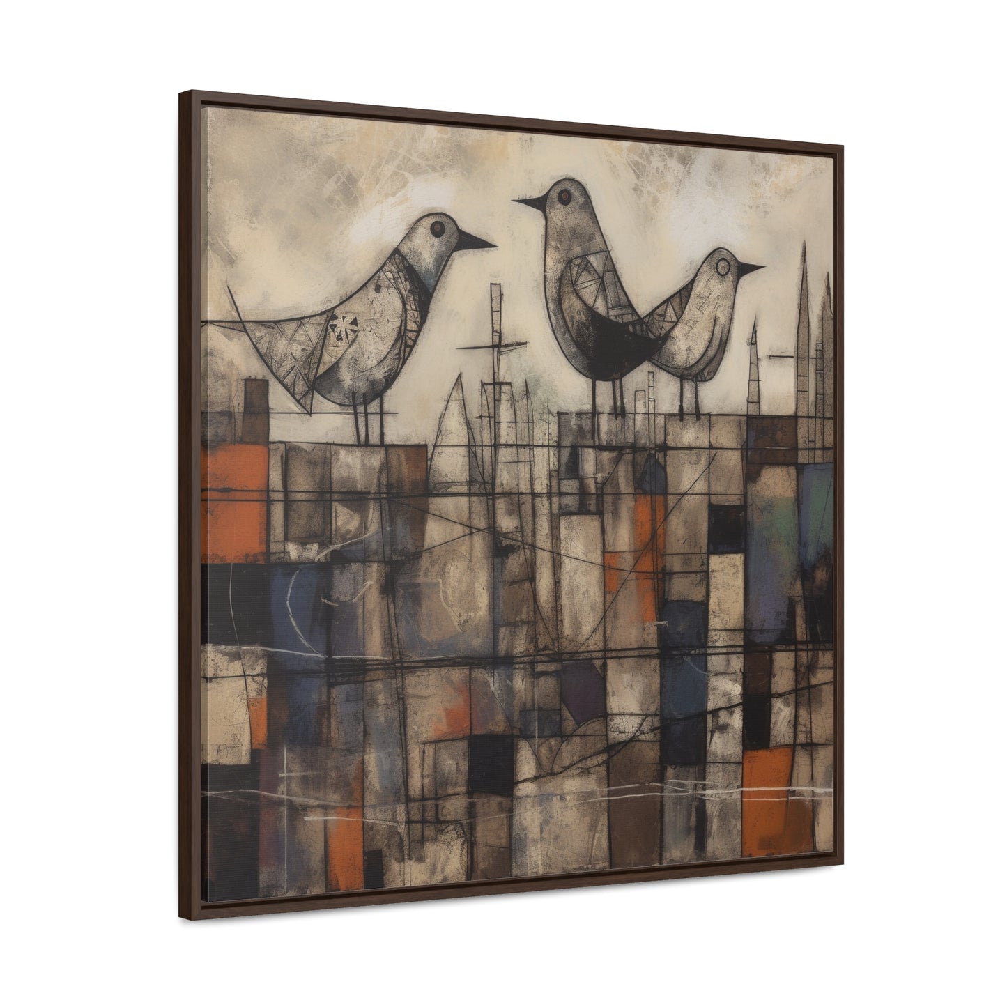 Bird 33, Gallery Canvas Wraps, Square Frame