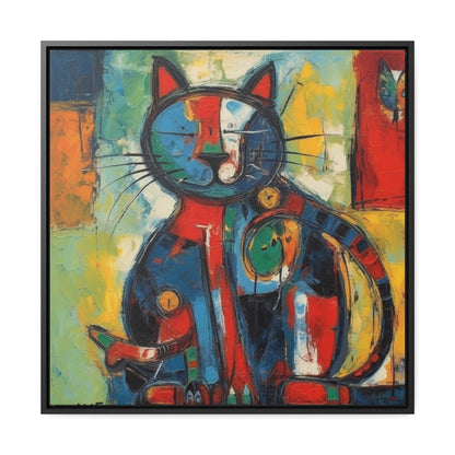 Cat 67, Gallery Canvas Wraps, Square Frame