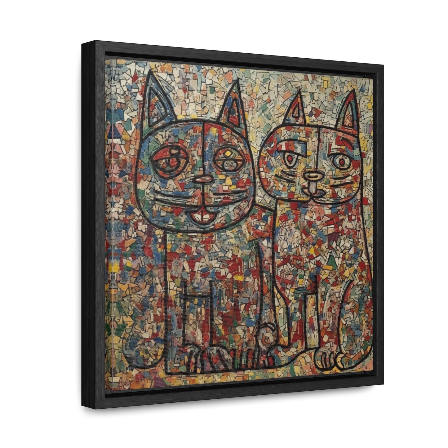 Cat 5, Gallery Canvas Wraps, Square Frame