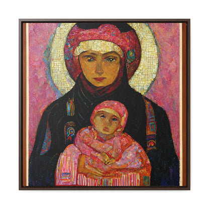 Mary and the Child 14, Valentinii, Gallery Canvas Wraps, Square Frame