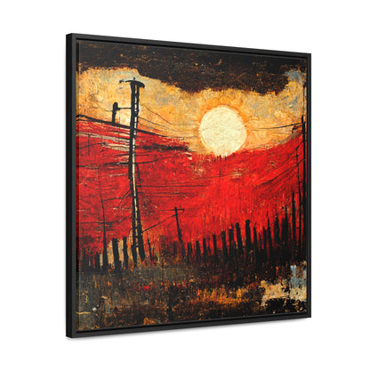 Land of the Sun 21, Valentinii, Gallery Canvas Wraps, Square Frame