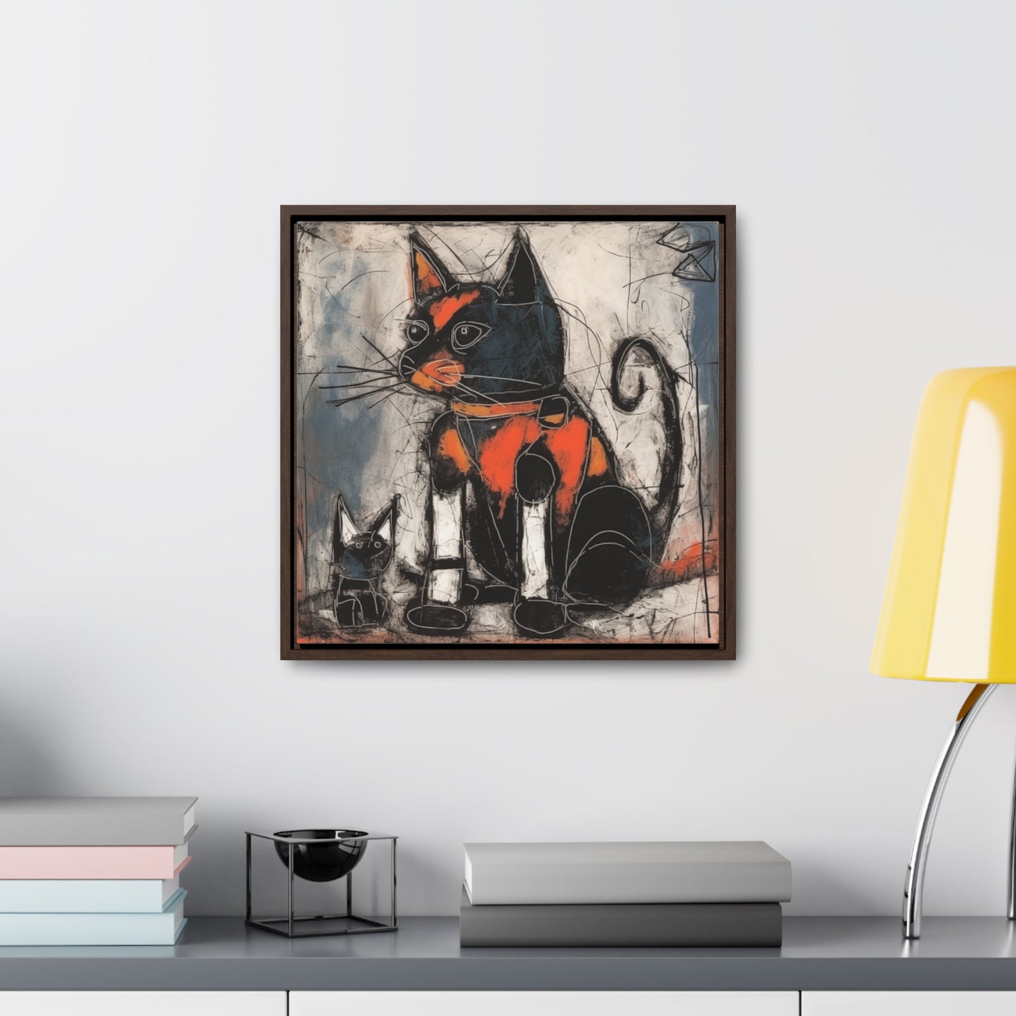 Cat 33, Gallery Canvas Wraps, Square Frame