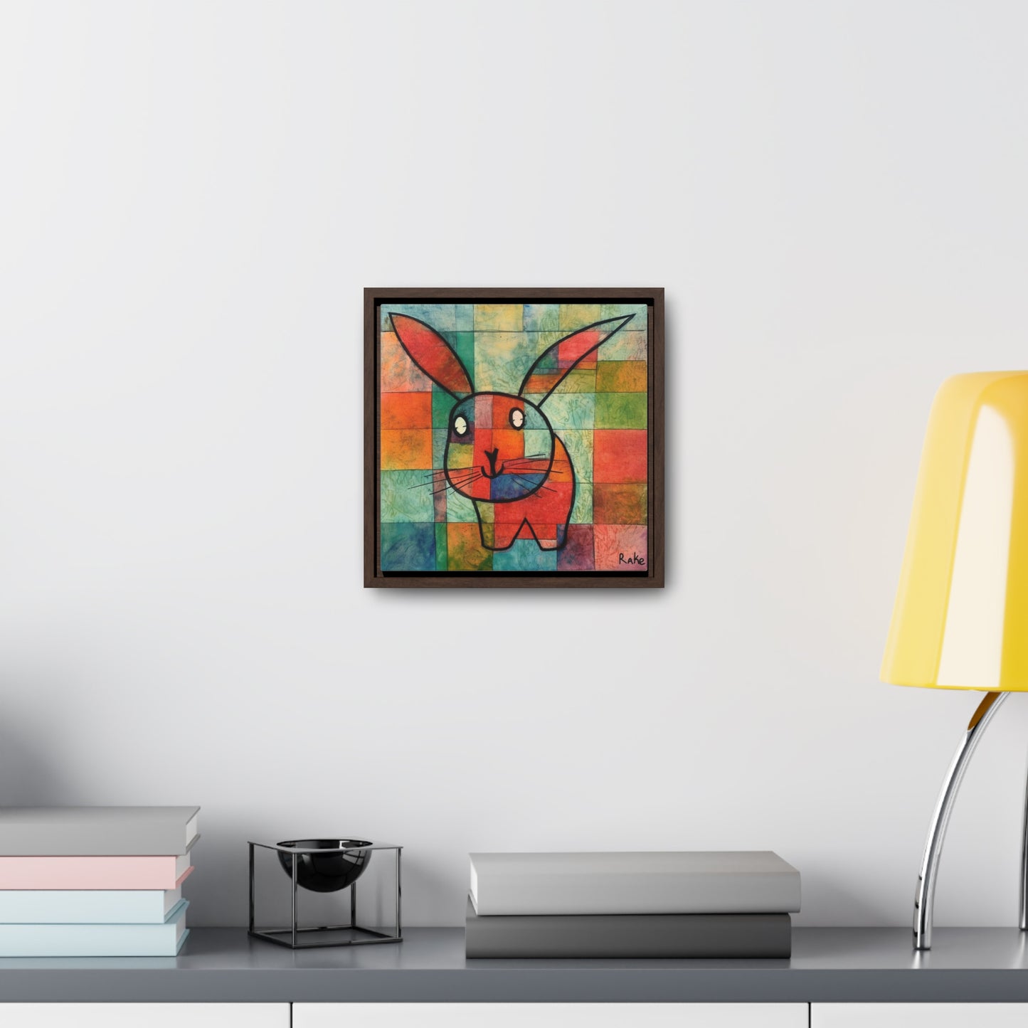 Rabbit 34, Gallery Canvas Wraps, Square Frame