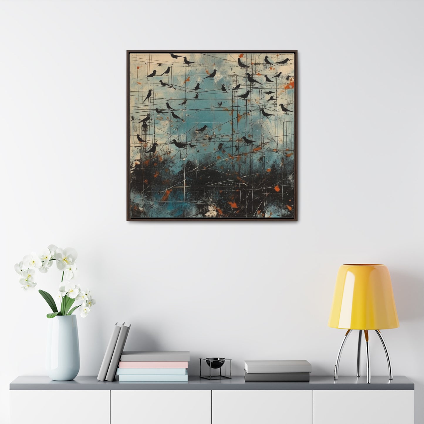 Bird 32, Gallery Canvas Wraps, Square Frame