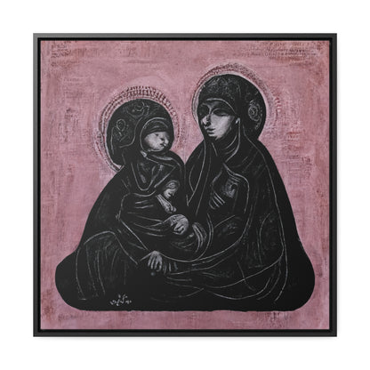 Mary and the Child 7, Valentinii, Gallery Canvas Wraps, Square Frame