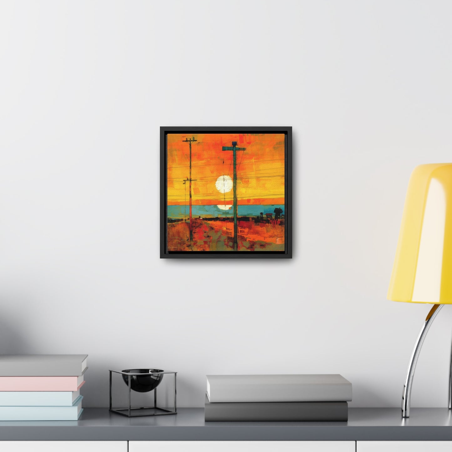 Land of the Sun 60, Valentinii, Gallery Canvas Wraps, Square Frame