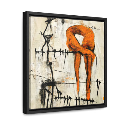 Feet and Drama 18, Valentinii, Gallery Canvas Wraps, Square Frame