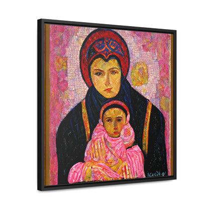 Mary and the Child 13, Valentinii, Gallery Canvas Wraps, Square Frame