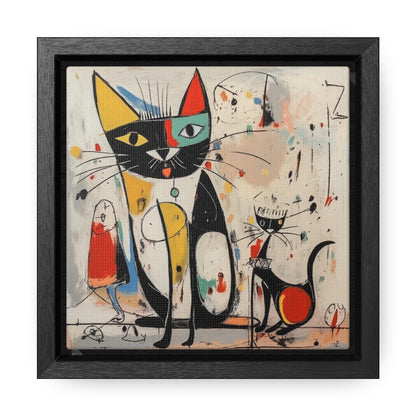 Cat 64, Gallery Canvas Wraps, Square Frame