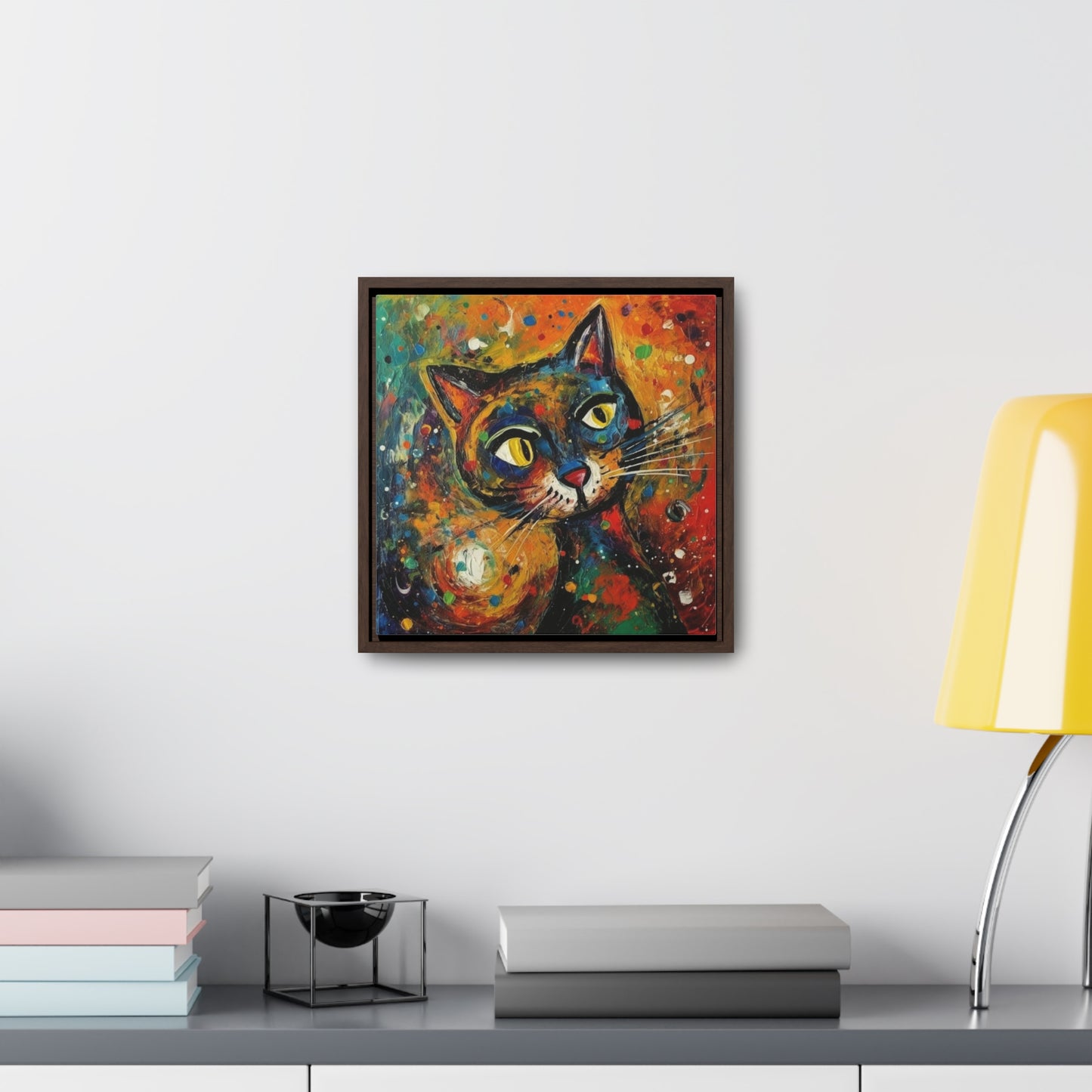 Cat 131, Gallery Canvas Wraps, Square Frame