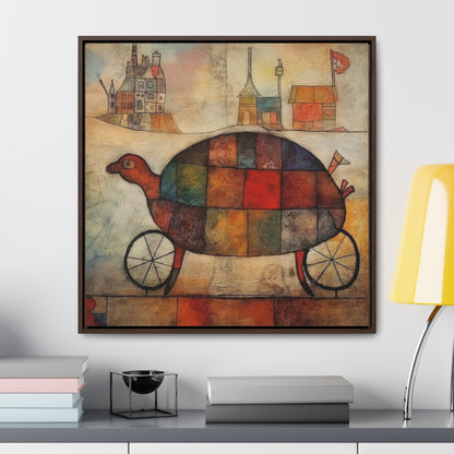 Turtle 15, Gallery Canvas Wraps, Square Frame