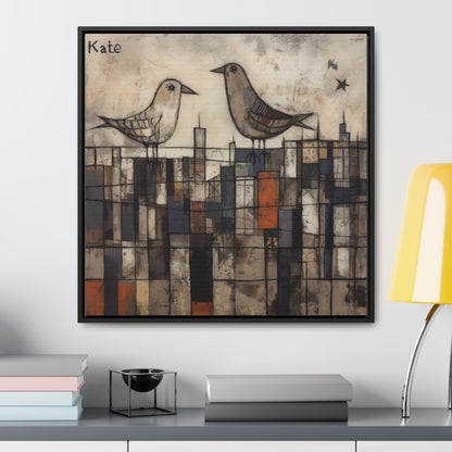 Bird 30, Gallery Canvas Wraps, Square Frame