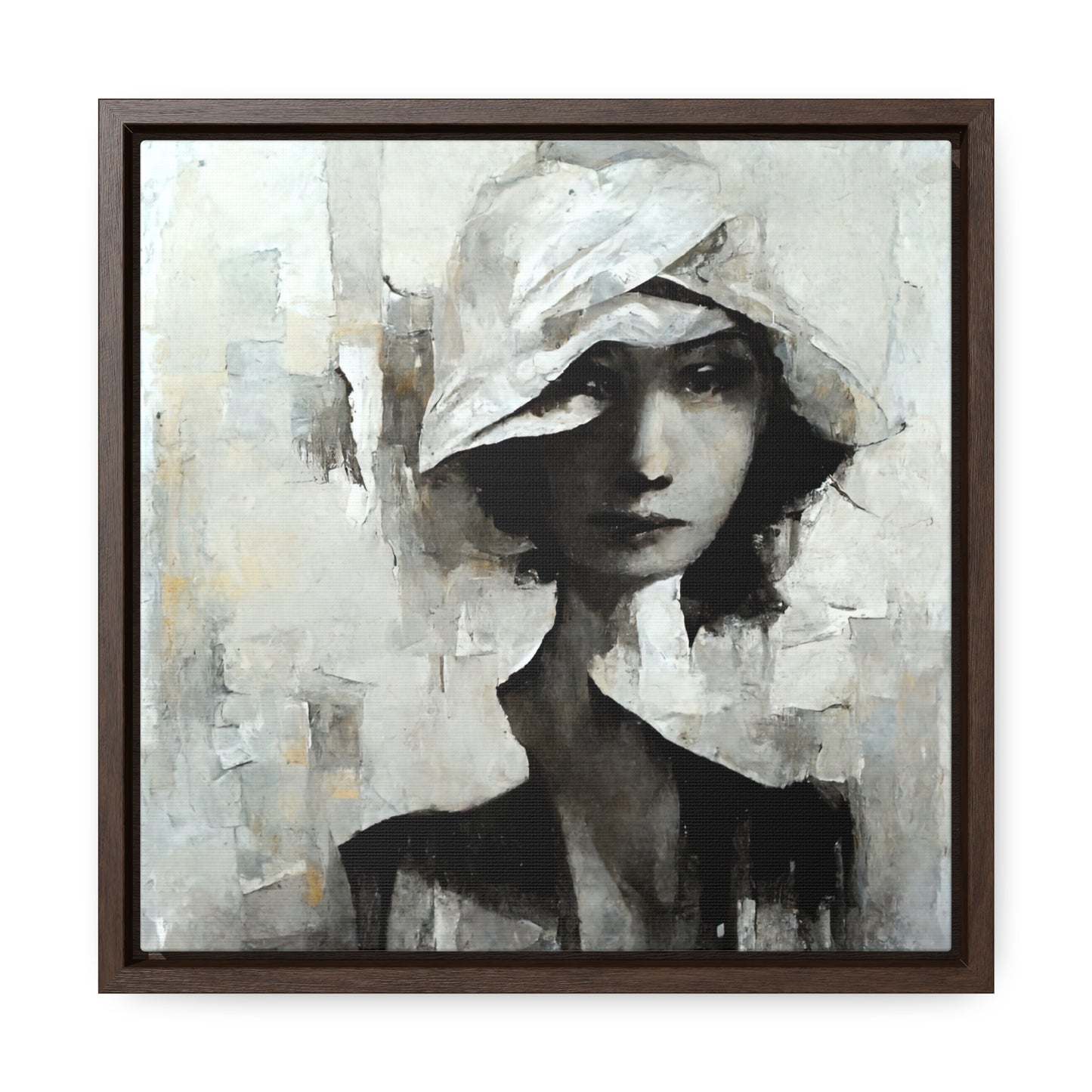 Forgotten face, Valentinii, Gallery Canvas Wraps, Square Frame