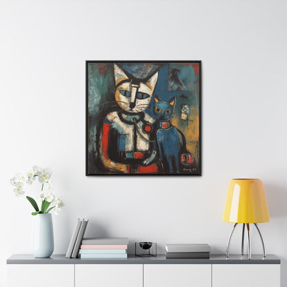 Cat 31, Gallery Canvas Wraps, Square Frame