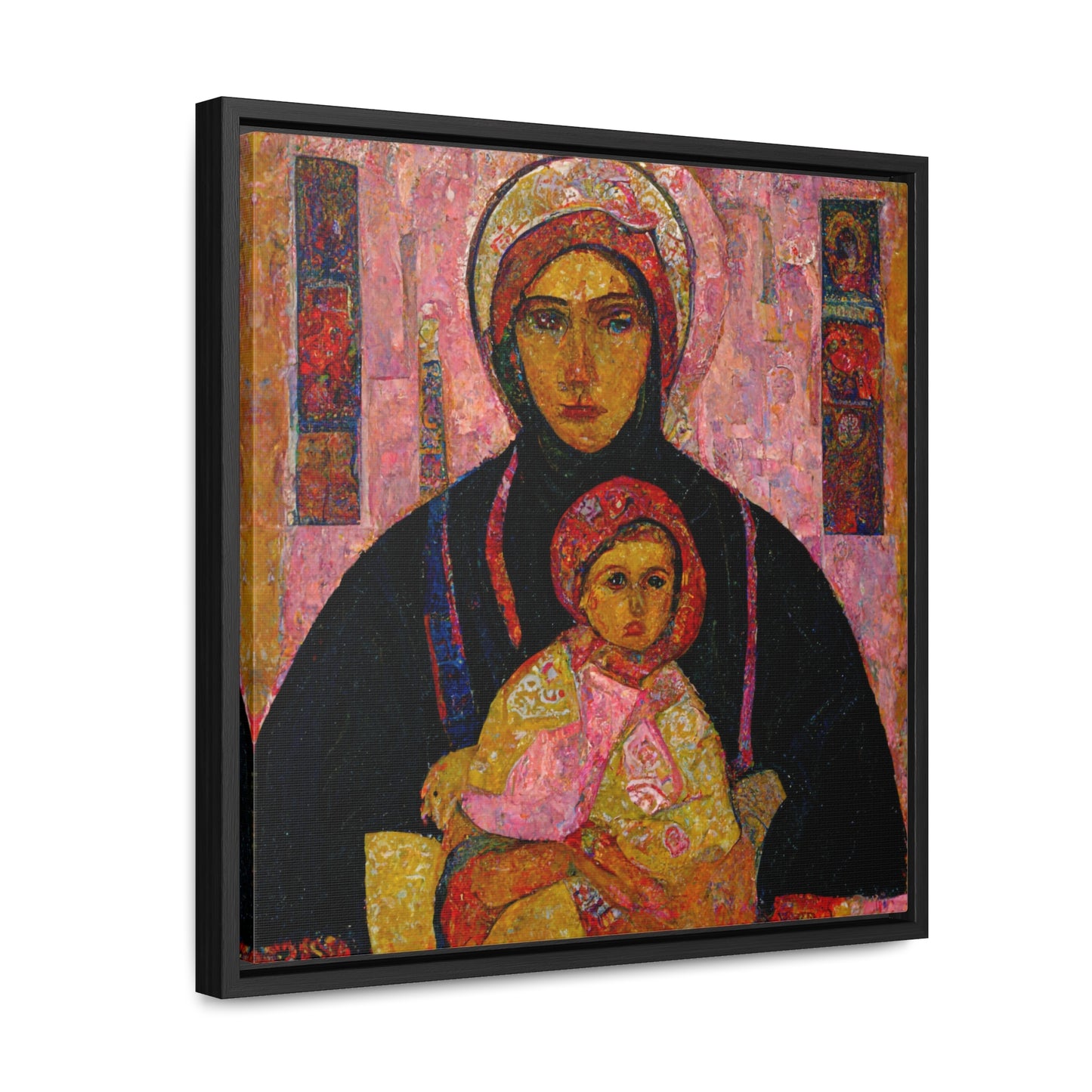 Mary and the Child 15, Valentinii, Gallery Canvas Wraps, Square Frame