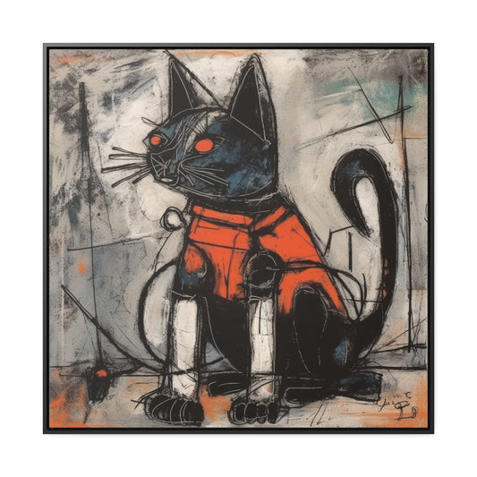 Cat 86, Gallery Canvas Wraps, Square Frame