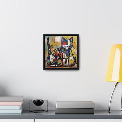 Cat 101, Gallery Canvas Wraps, Square Frame